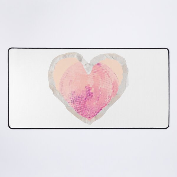 Item preview, heart mirrorball designed and sold by cottagecorococo.