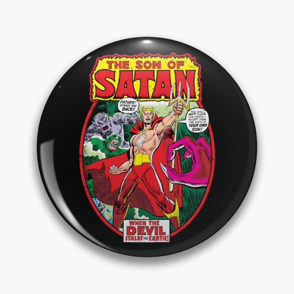 Item preview, Son of Satan (For Black Shirts) designed and sold by Lost In Shirts.