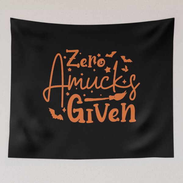 Item preview, Zero Amucks Given Funny Amuck Bat Halloween Witch Broomstick designed and sold by Creativy.