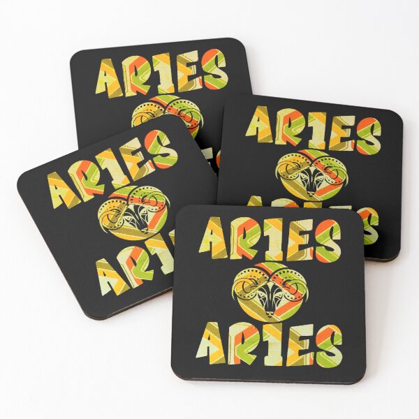 Item preview, Aries Retro Pattern T-Shirt designed and sold by MyStarSign.