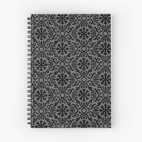 Item preview, Grey and Black Classic Wallpaper Pattern designed and sold by KellysComColors.