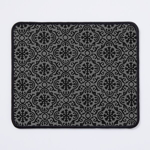 Item preview, Grey and Black Classic Wallpaper Pattern designed and sold by KellysComColors.