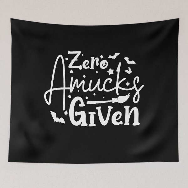 Item preview, Zero Amucks Given Funny Amuck Bat Halloween Witch Broomstick designed and sold by Creativy.