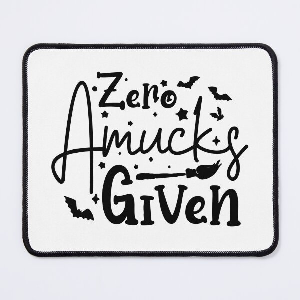 Item preview, Zero Amucks Given Funny Amuck Bat Halloween Witch Broomstick designed and sold by Creativy.