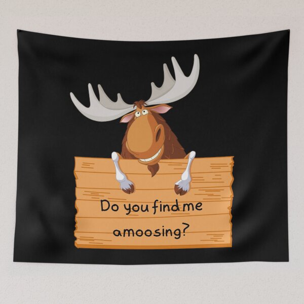 Item preview, Funny Silly Moose Animal Pun designed and sold by SundaySoup.