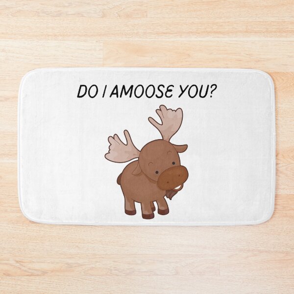 Item preview, Funny Silly Cute Animal Moose Animal Pun - Amoose designed and sold by SundaySoup.