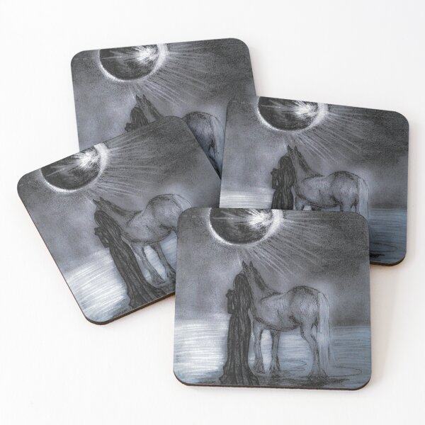Item preview, Rhiannon & Gullfaxi when deities meet designed and sold by Atropa Parcae.