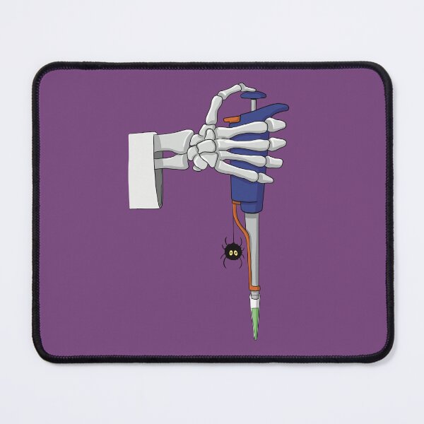 Item preview, Spooky skeleton hand pipetting a mysterious green liquid designed and sold by Science Lab Designs.