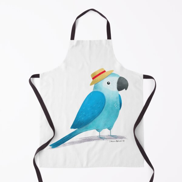 Item preview, Spixes Macaw with hat designed and sold by julianamotzko.