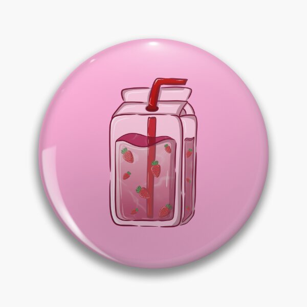 Item preview, Aesthetic Kawaii Strawberry Glass Art designed and sold by GraphicsByGabby.