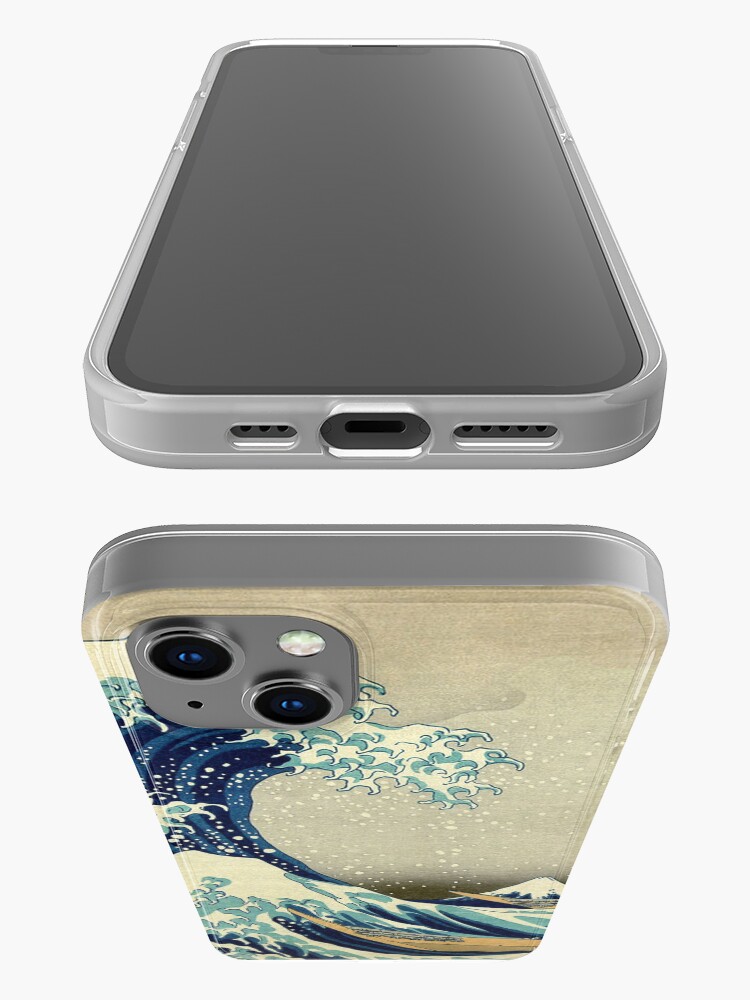 Alternate view of Hokusai, The Great Wave off Kanagawa, Japan, Japanese, Wood block, print. iPhone Case