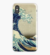 Hokusai, The Great Wave off Kanagawa, Japan, Japanese, Wood block, print iPhone Case/Skin