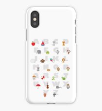 Alphabet iPhone Case/Skin