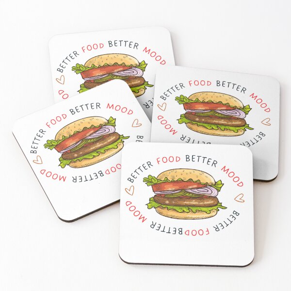 Item preview, better food better mood burger designed and sold by hassendz.