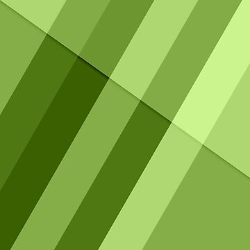 Artwork thumbnail, Greenery green modern geometric lines by PLdesign