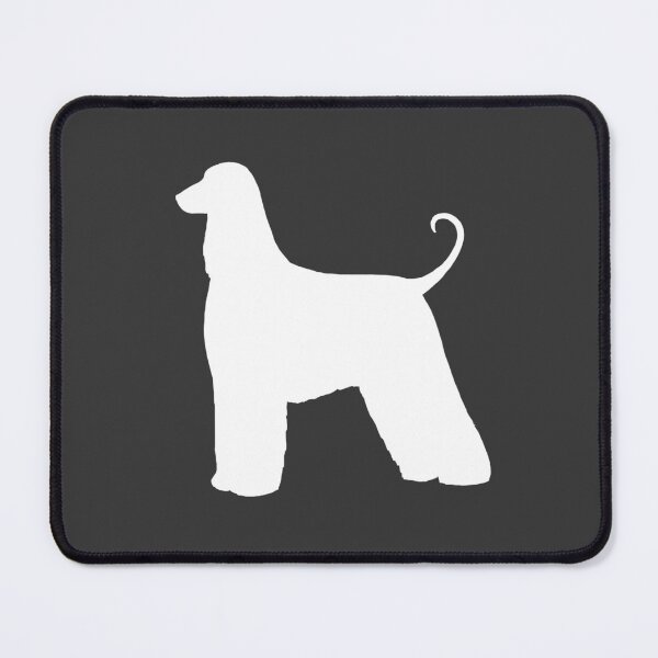 Item preview, Afghan Hound White Silhouette(s) designed and sold by Jenn Inashvili.