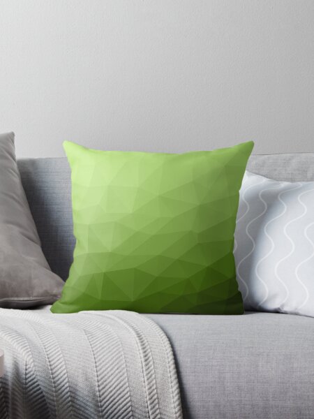 Item preview, Greenery green ombre gradient geometric mesh pattern designed and sold by PLdesign.