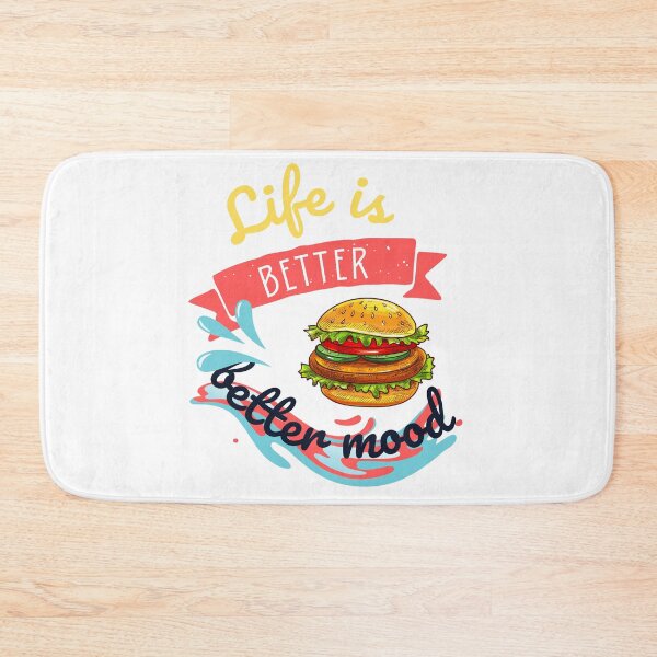 Item preview, life is  better food better mood burger designed and sold by hassendz.