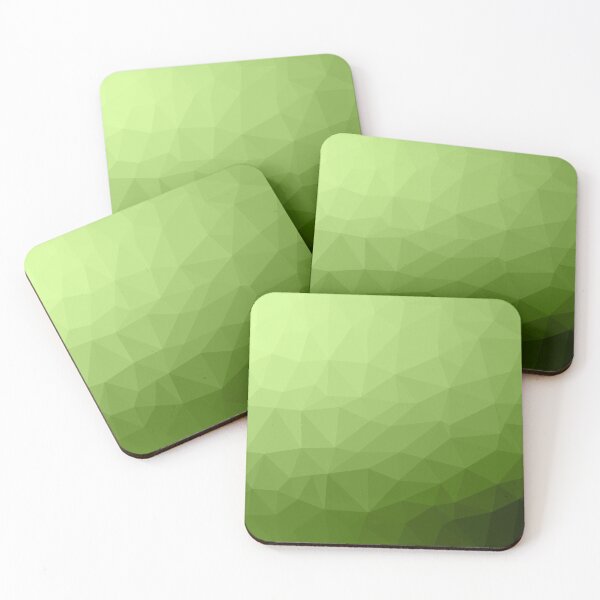 Item preview, Greenery green ombre gradient geometric mesh pattern designed and sold by PLdesign.