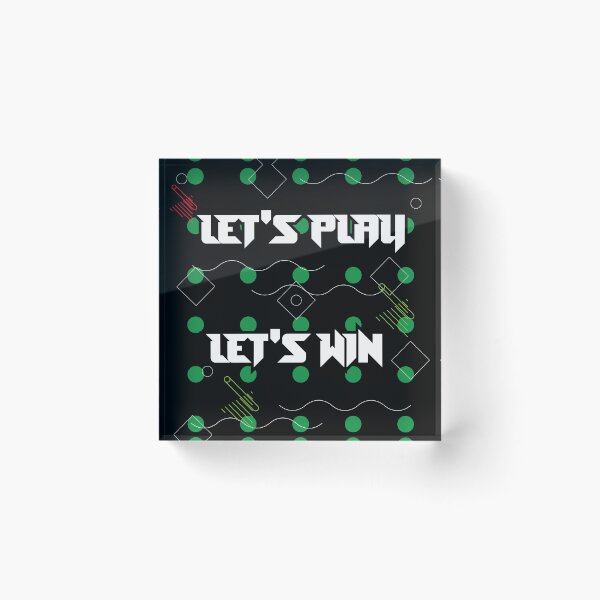 Item preview, Let's play, let's win, amazing soccer or football design designed and sold by moses11m.