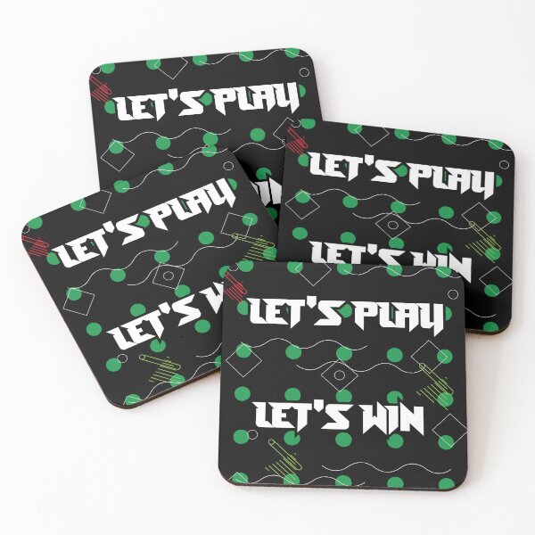 Item preview, Let's play, let's win, amazing soccer or football design designed and sold by moses11m.