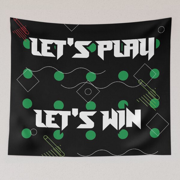 Item preview, Let's play, let's win, amazing soccer or football design designed and sold by moses11m.