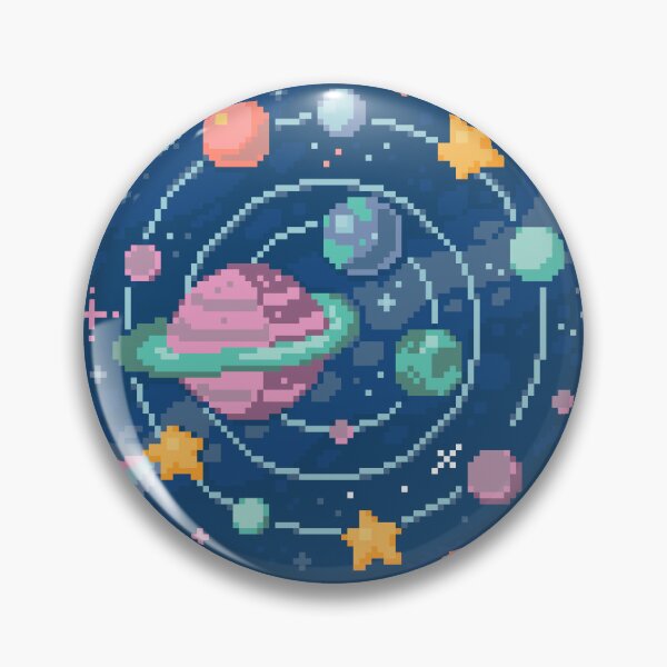 Item preview, Solar System Pixel Art designed and sold by bleachonthbeach.