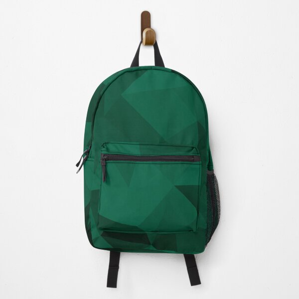 Item preview, Polygonal emerald green geometric pattern designed and sold by fuzzyfox.
