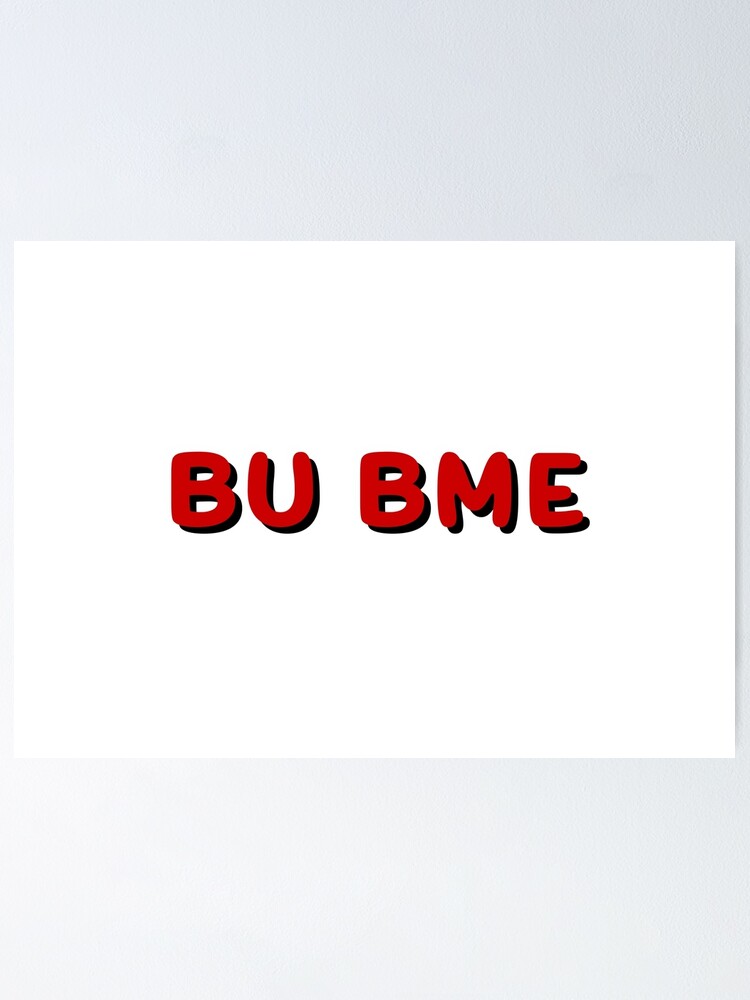 "Boston University BME" Poster for Sale by beesandblossoms Redbubble