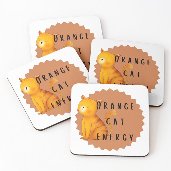 Item preview, Orange Cat Energy designed and sold by cheshirelins.