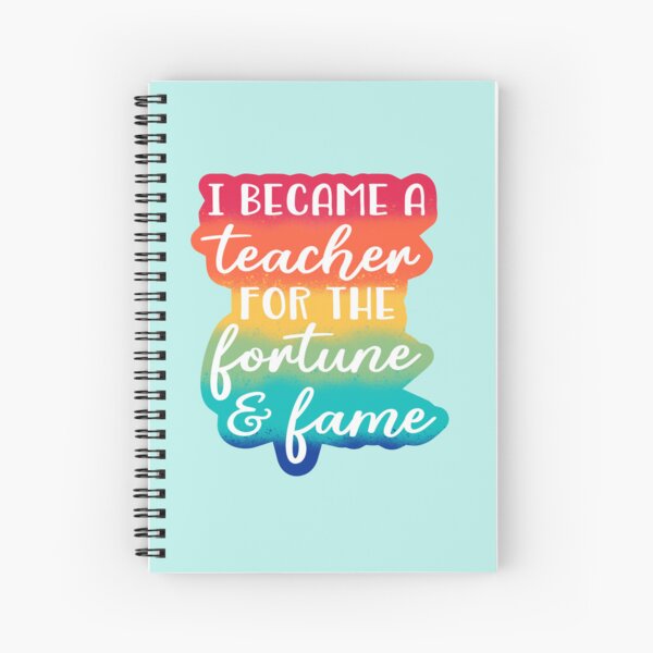Item preview, I Became A Teacher For The Fortune And Fame designed and sold by LDTreasures.