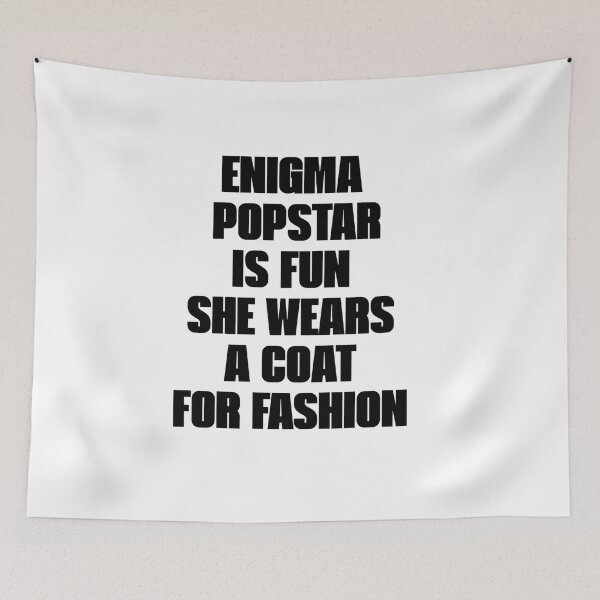 Item preview, Enigma Popstar is Fun Gaga designed and sold by AlertStore.