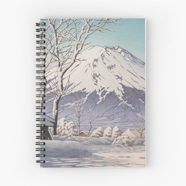 Item preview,  Kawase Hasui Mount Fuji, After Snowfall in Oshiono (Dai-oban Format) designed and sold by TeeARTHY.