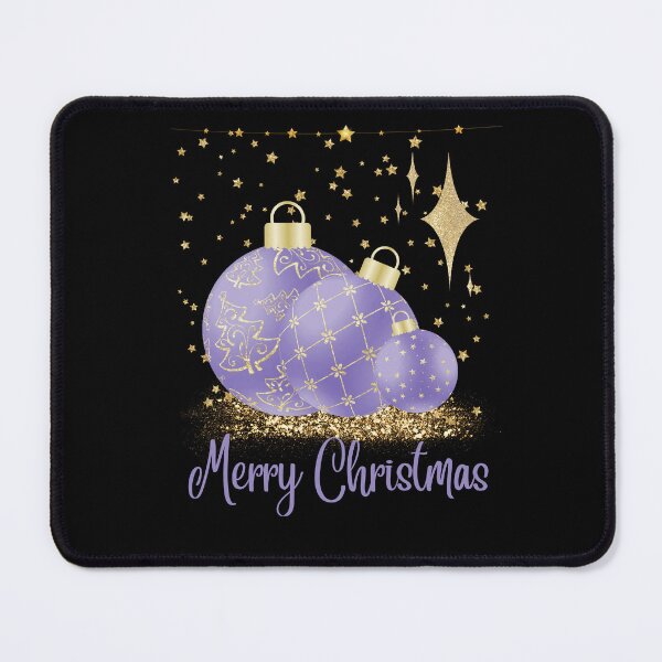 Item preview, Purple Merry Christmas Ornaments II for the New Purple Christmas Trend This Year designed and sold by tranquilbeach.