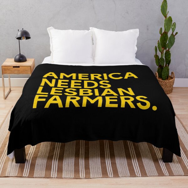 Item preview, America needs lesbian farmers designed and sold by OttilieJacon.