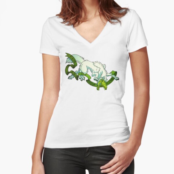 Fear is in Your Mind Fitted V-Neck T-Shirt