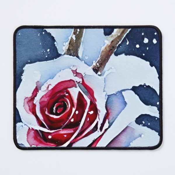 Item preview, Snow on a Rose designed and sold by Honey Crystal Fashion and Homegoods .