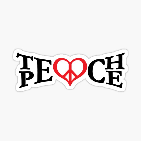 Item preview, New Teach Peace Sign Symbolic Words T Shirt designed and sold by everydayjane.