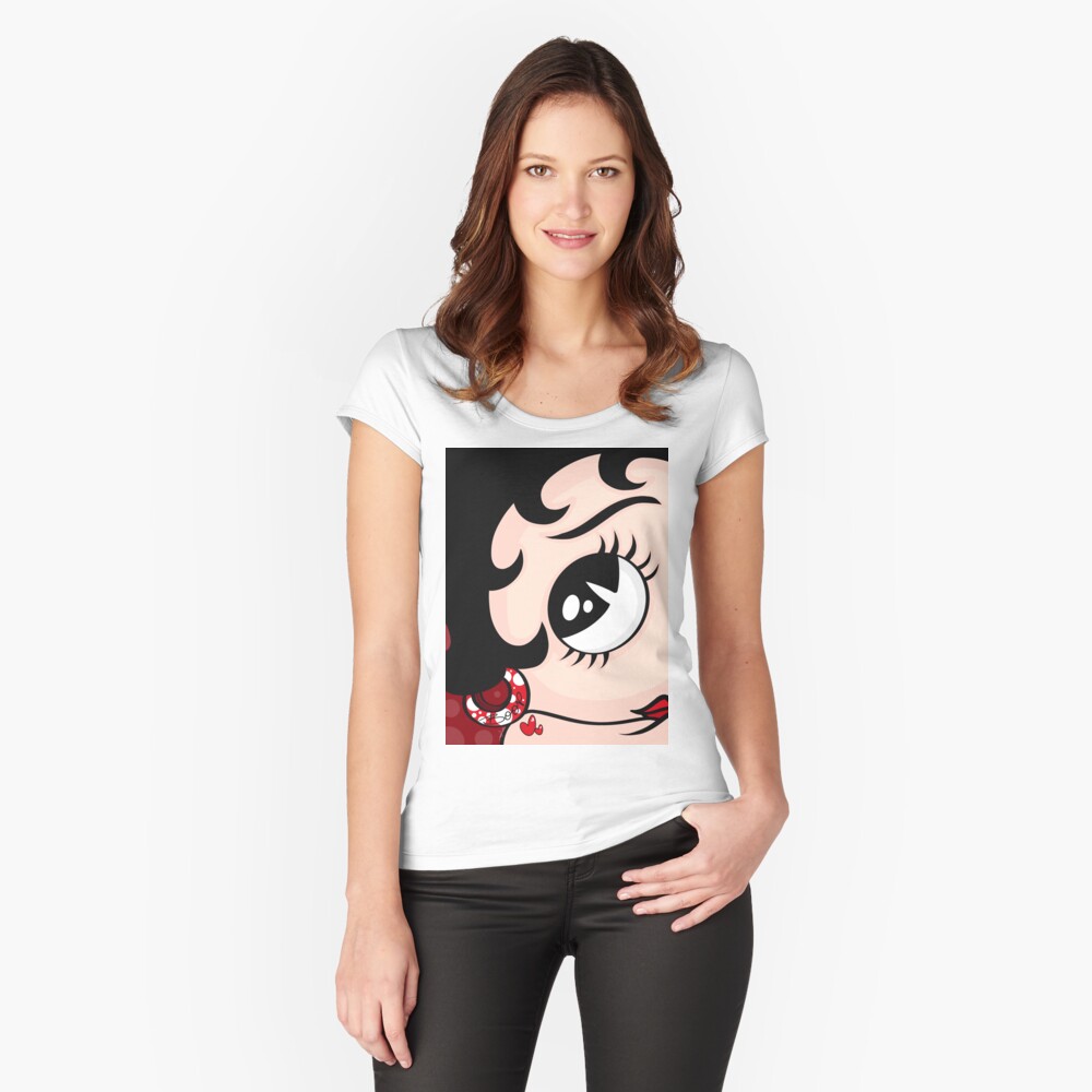 Item preview, Fitted Scoop T-Shirt designed and sold by artinthegarage.