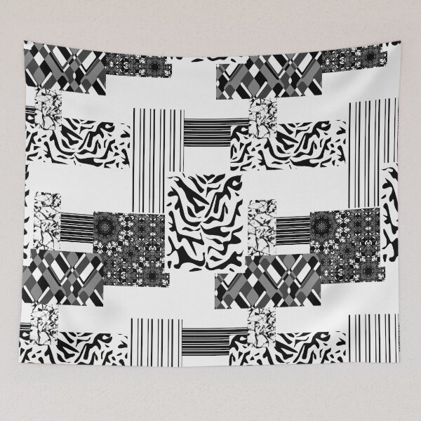 Item preview, Geometric patchwork 1 designed and sold by fuzzyfox.