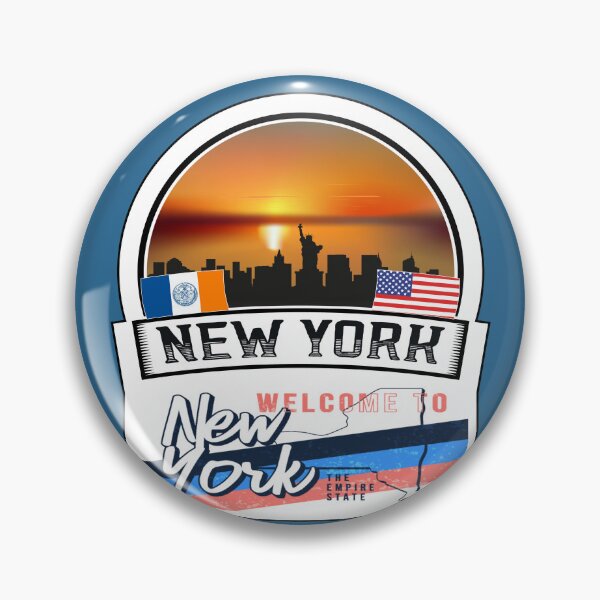 Item preview, New York City, Welcome to New York, The Empire State | New York State and Cities Series -3 designed and sold by WorldStateArt.