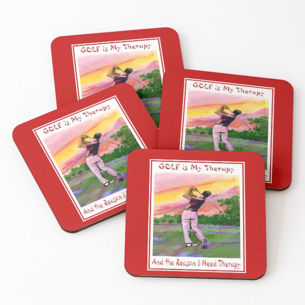 Item preview, GOLF as THERAPY : Sign Saying Print designed and sold by posterbobs.