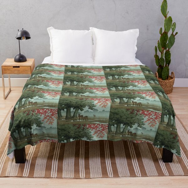 Item preview, Deer At Nara Park Kawase Hasui designed and sold by TeeARTHY.