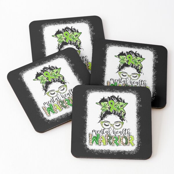 Item preview, Mental Health Warrior Messy Bun Mental Health Matters designed and sold by heckforddewey.