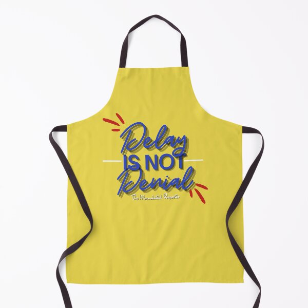Item preview, Delay is Not Denial - Yellow designed and sold by TheReporter1.