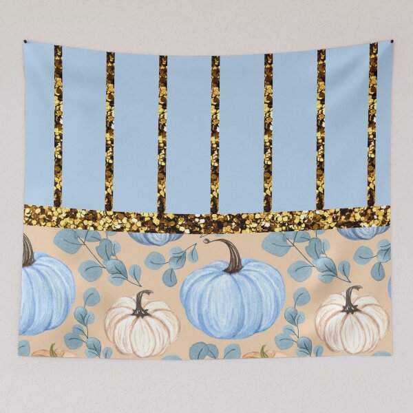 Item preview, Pumpkin Blue With Glitter (Lines 1) designed and sold by SimplyMe-Plus.