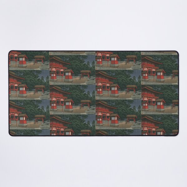 Item preview, Japanese Art Print - Tsushima Shrine, Aichi Prefecture by Kawase Hasui designed and sold by TeeARTHY.