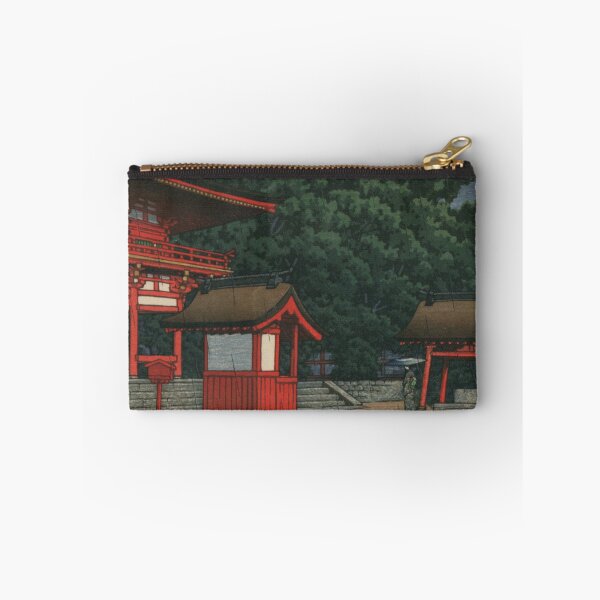 Item preview, Japanese Art Print - Tsushima Shrine, Aichi Prefecture by Kawase Hasui designed and sold by TeeARTHY.