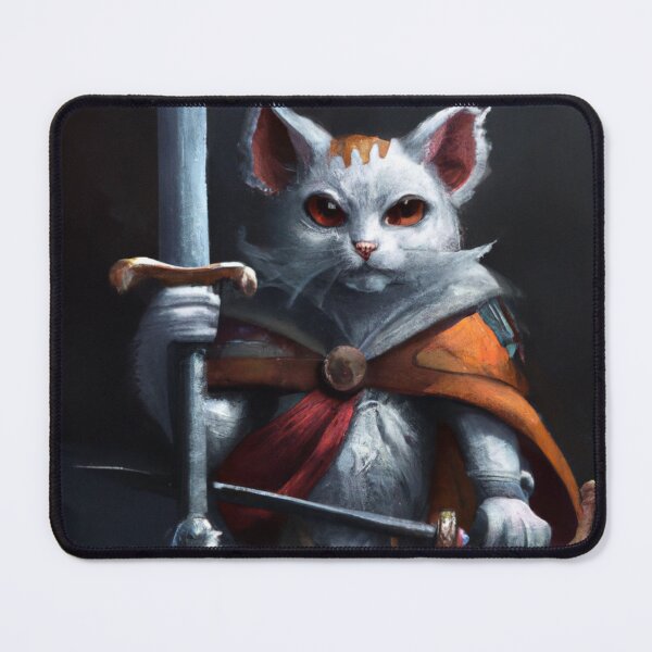 Item preview, Wenham the Cat, preparing for battle (Fantasy) designed and sold by thecatandkettle.