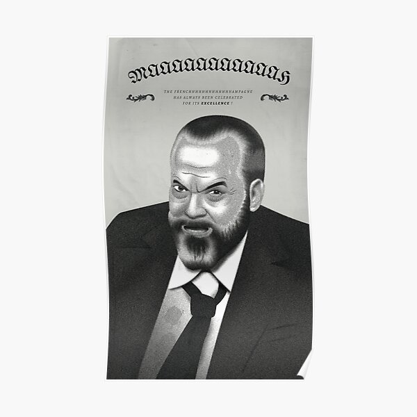 Orson Welles's "MAAAH" Poster